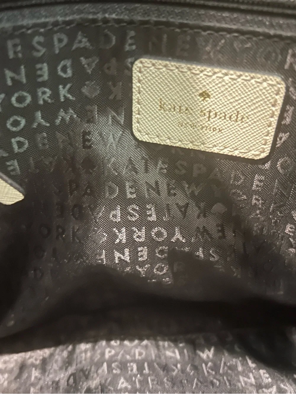 Kate Spade New York Black Cream Colorblock Satchel Crossbody Bag Quiet Luxury